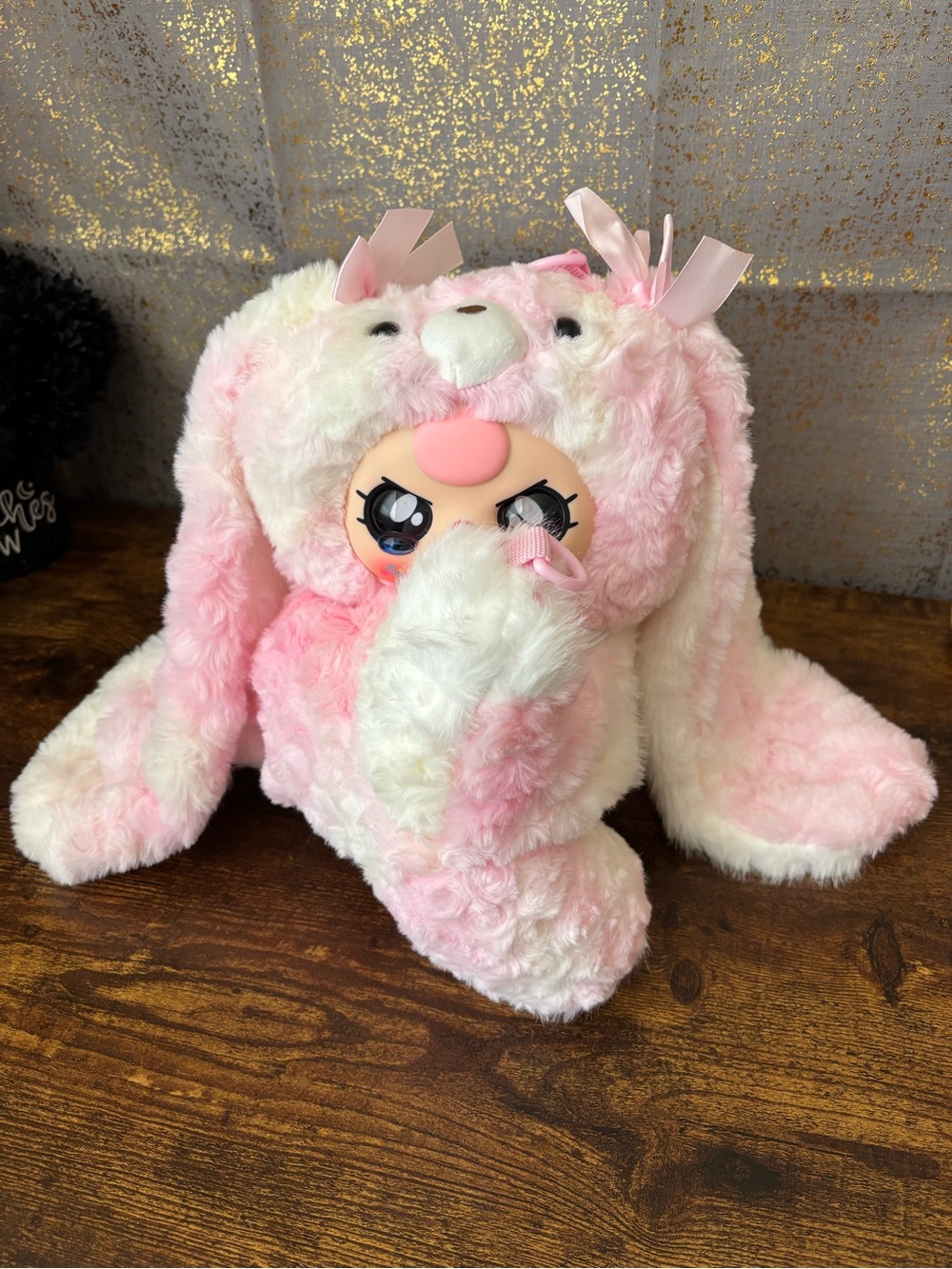 Baby Three Hug Me Backpack Confirmed Berry Bunny